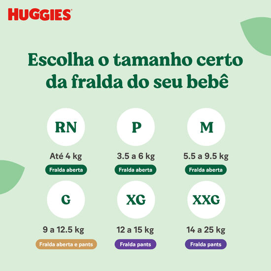 Huggies Fralda Descartável Premium Natural Care RN - 34 Un